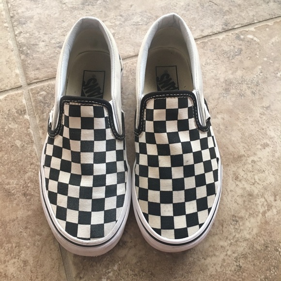 checkered vans womens size 6